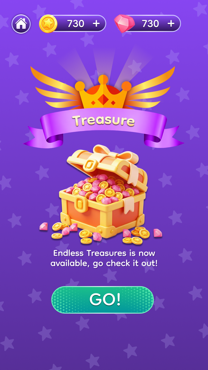 Happy Screw Girl treasure reward screen